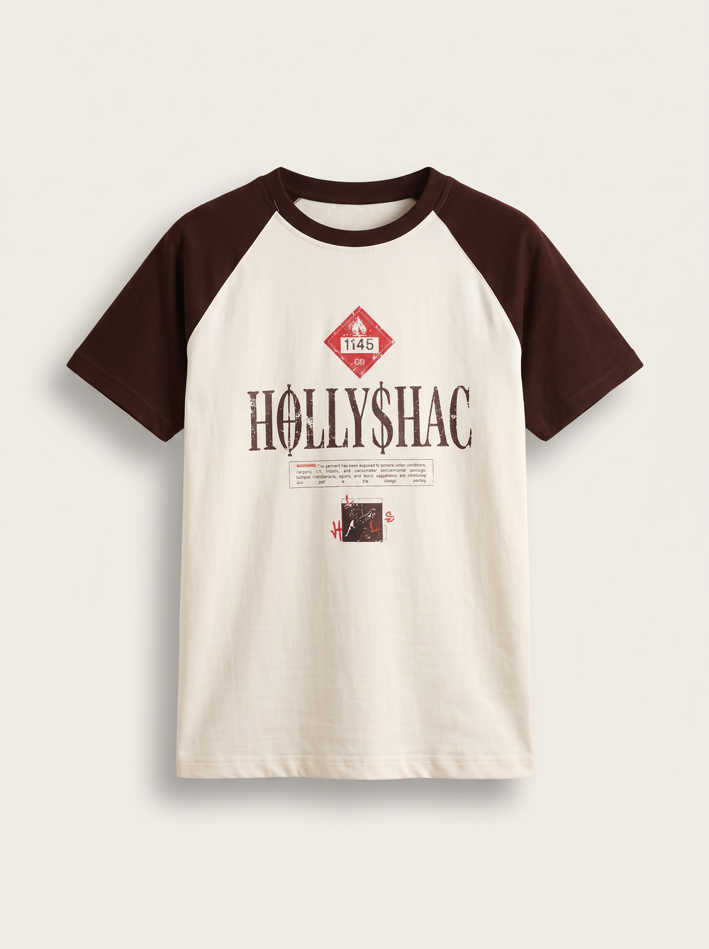 DIVISION 1145 graphic tee by Hollyshac, front view