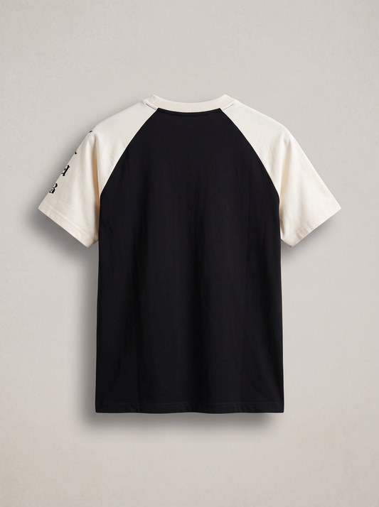 SPLASH DAMAGE graphic tee by Hollyshac, back view